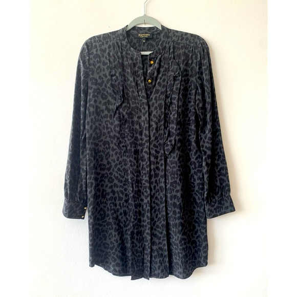 Juicy Couture Dresses & Skirts - Juicy Couture Black Leopard Print Tunic Dress Small